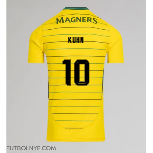 Camiseta Celtic Nicolas Kuhn #10 Visitante Equipación 2024-25 manga corta